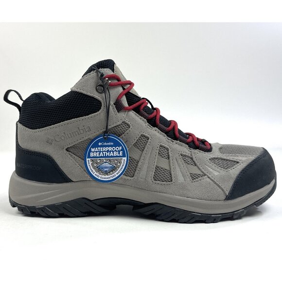 Columbia Redmond III Mid Mens 11.5 Wide Gray Waterproof Boots Hiking BI0168-006 - Picture 1 of 10